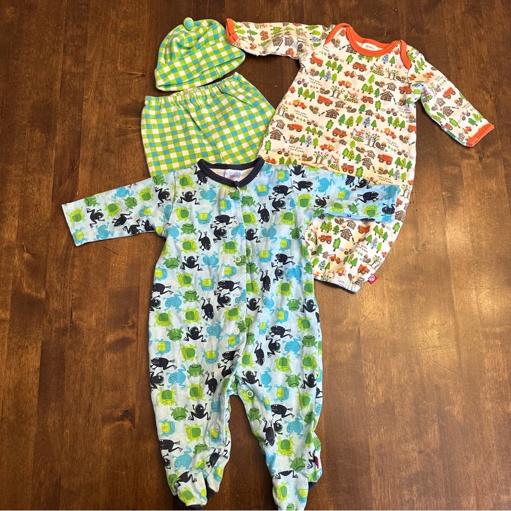 Zutano Baby 3-6 Month Bundle‎ Forest Outdoor Animals CuteCozy Unisex